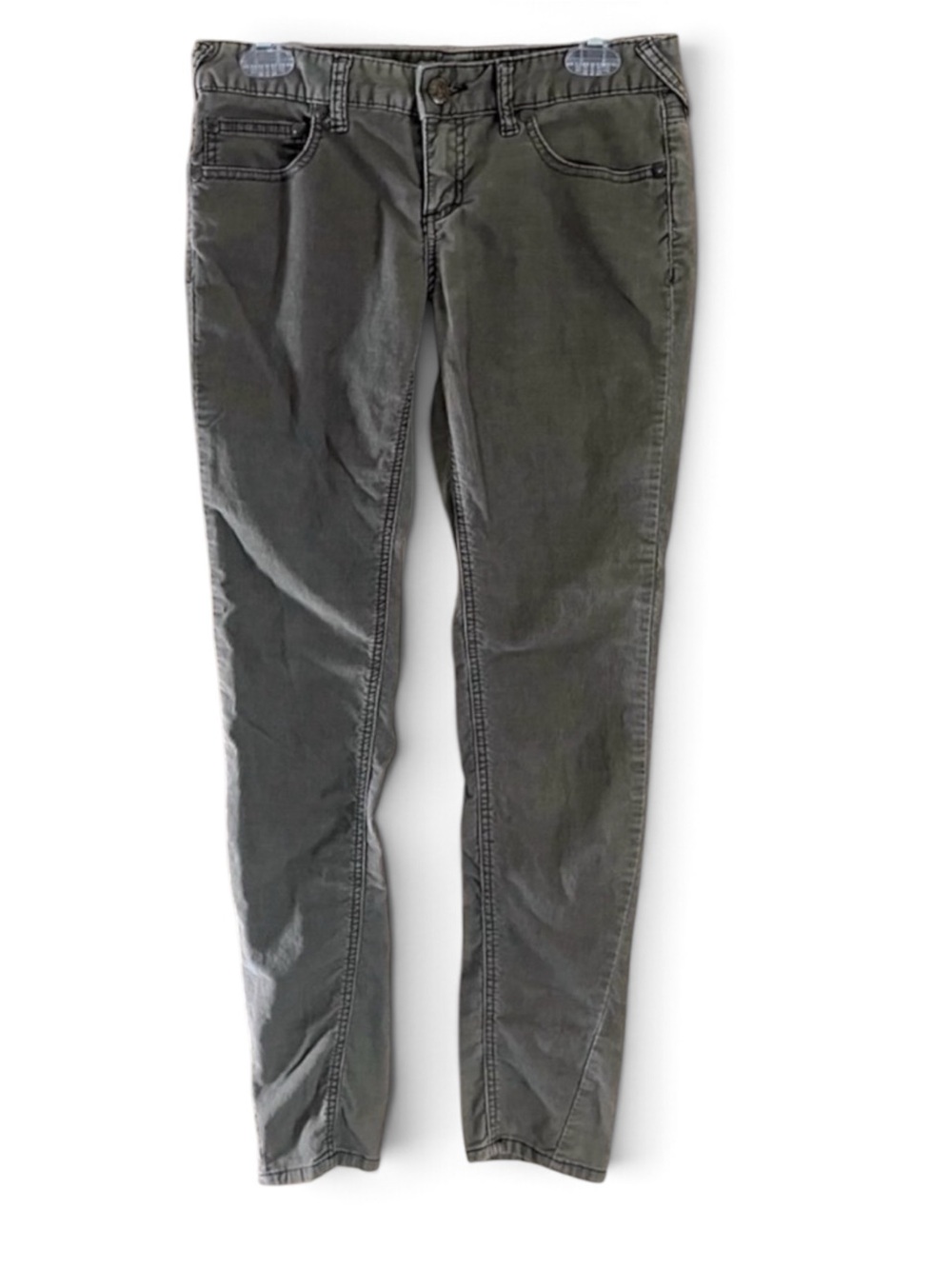 Free People Corduroy Mocha Brown Stretch Skinny Jeans